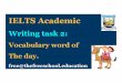 IELTS writing task 2 : word of the day