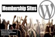 Membership sites con wordpress
