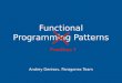 Functional programming principles