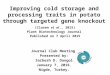 Improving cold storage and processing traits in potato