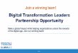 Invitation to Partner for Digital Transformation Solutions