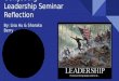 Gettysburg Leadership Seminar Reflection