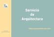Proyectos de casas - Servicio de Arquitectura
