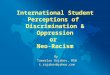 International Student Presentation By Tamerlan