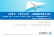 Data-Driven Innovation: 3 Ways to Create a New Level of Performance in Your Organisation