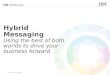 Hybrid messaging webcast: Using the best of both worlds to drive your business forward