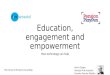 Education engagment and empowerment