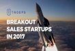 The Breakout Sales Startups of 2017
