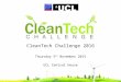 Intro to CleanTech Challenge 2016
