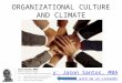 Service Culture chapter2 Organizational Culture & Climate