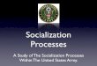 The Socialization Process in the US Army