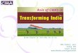 Transforming India (ICAI-CMA, Noida Program on 22.11.14)