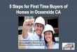 5 Steps for First Time Buyers of Homes in Oceanside CA