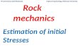 Rock mechanics for engineering geology part 3