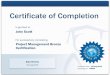 Bronze certification-certificate
