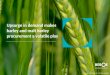 Category Intelligence on Barley and Malt barley