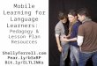 Mobile Learning for Language Teachers: Resources & Lesson Plans