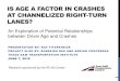 Is Age a Factor in Crashes at Channelized Right-Turn Lanes?