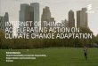 Internet of things: accelerating action on climate change adaptation