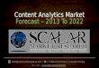 Content Analytics Market, Global Revenue, Trends, Growth, Share, Size and Forecast to 2022