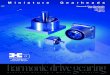 Harmonic drive miniature gearheads specsheet