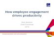 How employee engagement drives productivity