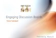 Engaging Discussion Boards