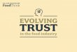 Evolving Trust in the Food Industry