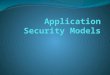 Application security models