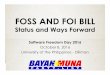 Rep. Carlos Zarate on FOSS and FOI Bill: Status and Ways Forward