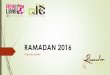 Ramadan 2016 corporate events