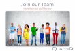 Join our Team - QuantiQ - More than just an IT factory