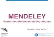 Mendeley: gestor de referències bibliogràfiques