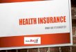 Health Insurance - What are its Benefits?