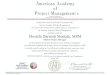 MPM Certificate