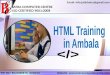 HTML Training Centre in Ambala ! Batra Computer Cetre