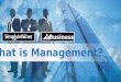 What is Management | Business Terms Presentations | MBA Concepts || SimplyInfo.net