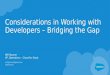 Working with Developers by Will Nourse