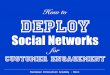 How to Deploy Social Networks for Customer Engagement