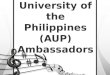 Adventist University of the Philippines (AUP) Ambassadors