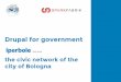Drupal for government: Iperbole, the civic network of the city of bologna