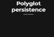 Polyglot persistence - JDD 2016