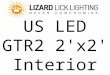 US LED GTR2 2'x2' Interior LED Troffer