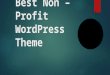 Best Non Profit WordPress Theme