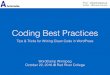 WordPress Coding Standards & Best Practices