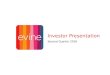Evine Earnings Investor Presentation