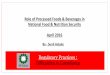 Pfndai role of processed f & b in national food & nutrition security-apr-2016-final version