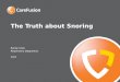 The Truth About Snoring