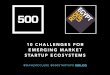 10 Challenges for Emerging Market Startup Ecosystems (Cairo)