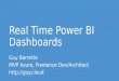 Guy Barrette: Afficher des données en temps réel dans PowerBI